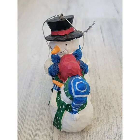 Kohl's cares for kids snowman Saint father heart ornament Xmas decor - Picture 3 of 5
